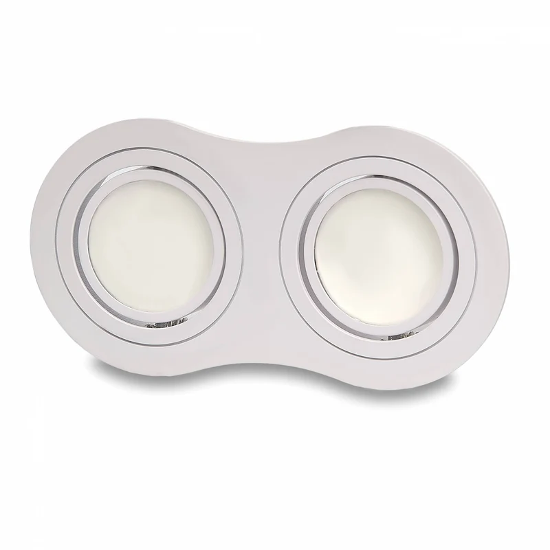 LED Einbaustrahler 1 2 3 flammig schwenkbar super flach 1-9 Watt GU10 Spot