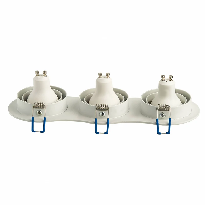 LED Einbaustrahler 1 2 3 flammig schwenkbar super flach 1-9 Watt GU10 Spot
