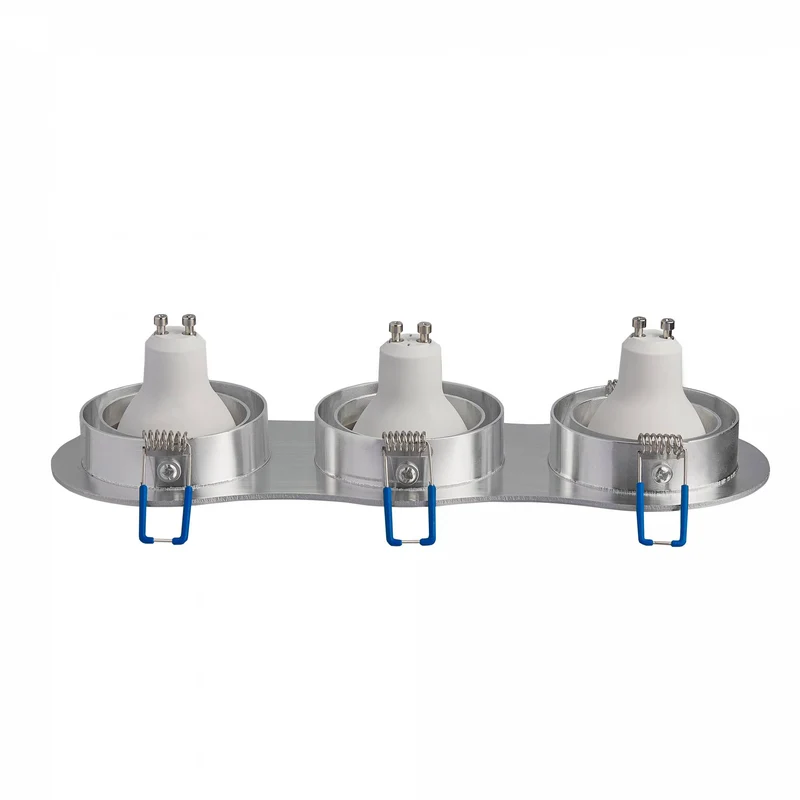LED Einbau-Strahler 1-9W 1-3 flammig schwenkbar rund super flach GU10 230V
