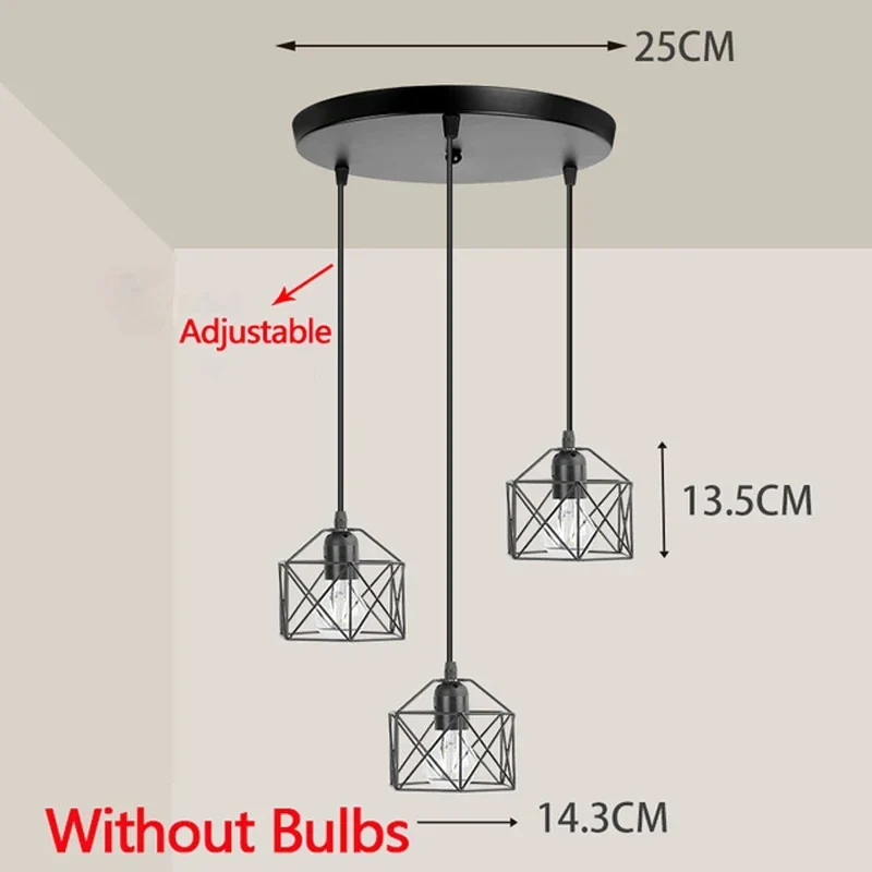 Vintage Nordischer Pendelleuchter Elegant für Esszimmer und Wohnzimmer