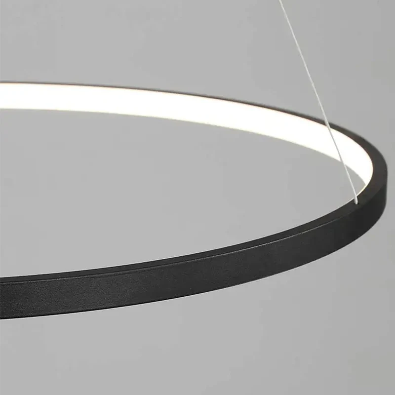 Minimalistisches Rundes LED Pendelleuchte für Wohnzimmer und Restaurants