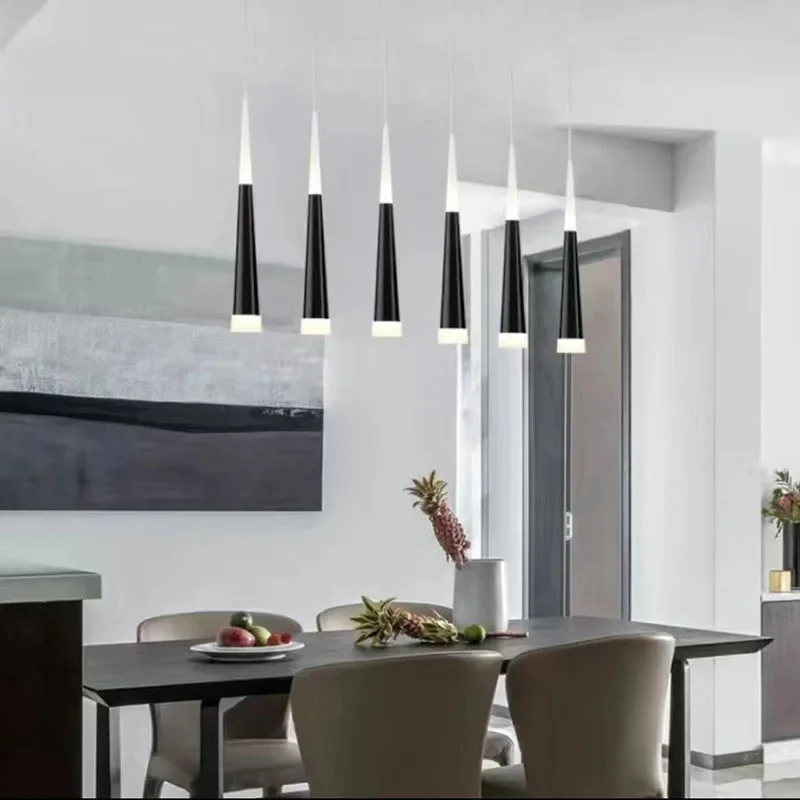 Nordisch Minimalistisches LED Pendelleuchte für Esszimmer und Bettleuchte