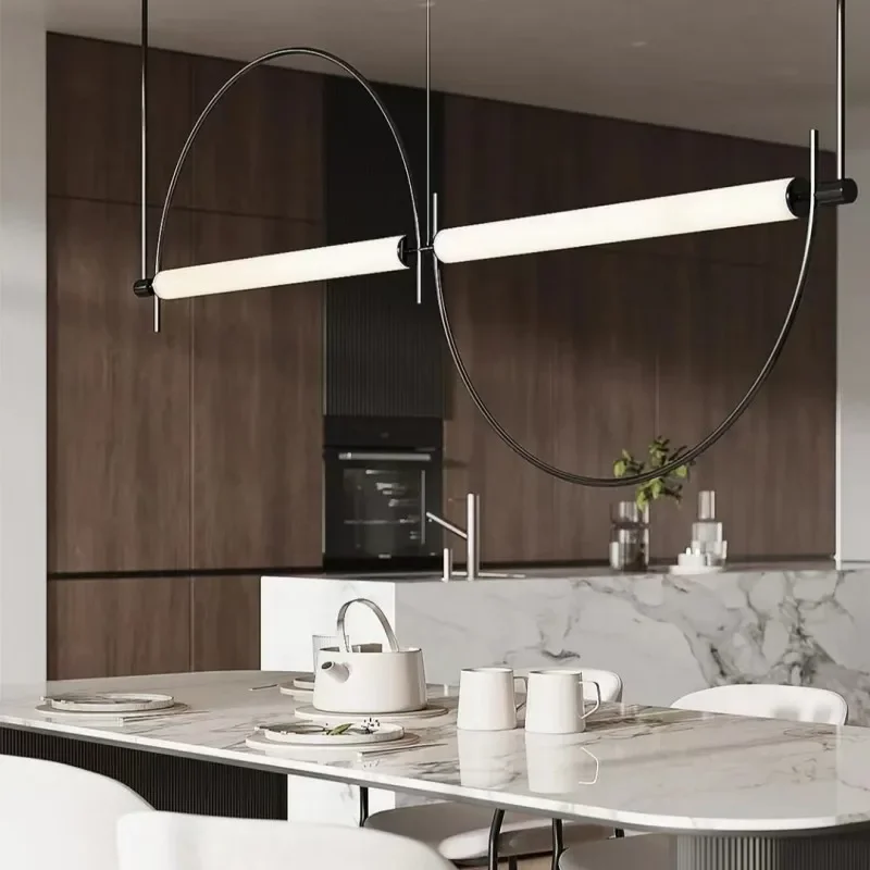 Minimalistisches LED Pendelleuchter für Wohnzimmer und Büro Blendfrei