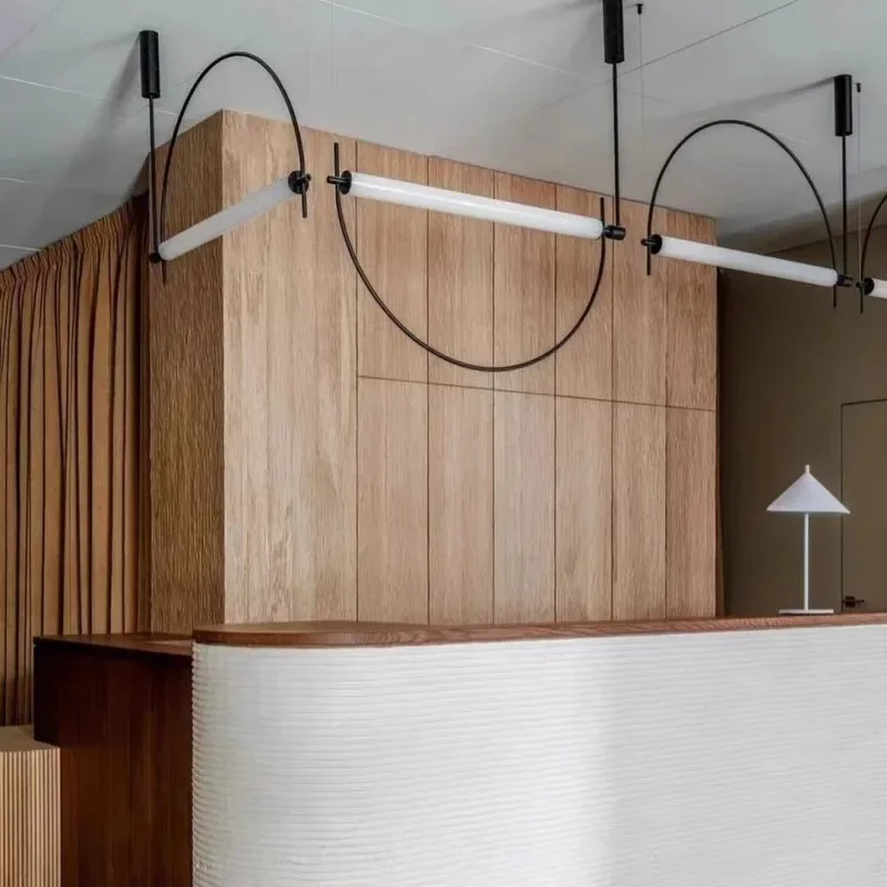 Minimalistisches LED Pendelleuchter für Wohnzimmer und Büro Blendfrei