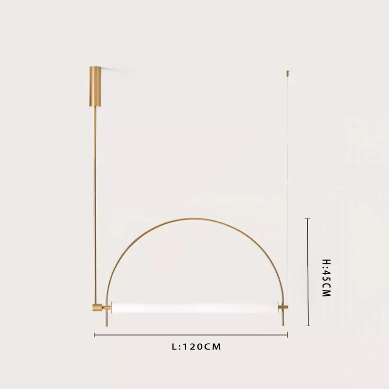 Minimalistisches LED Pendelleuchter für Wohnzimmer und Büro Blendfrei
