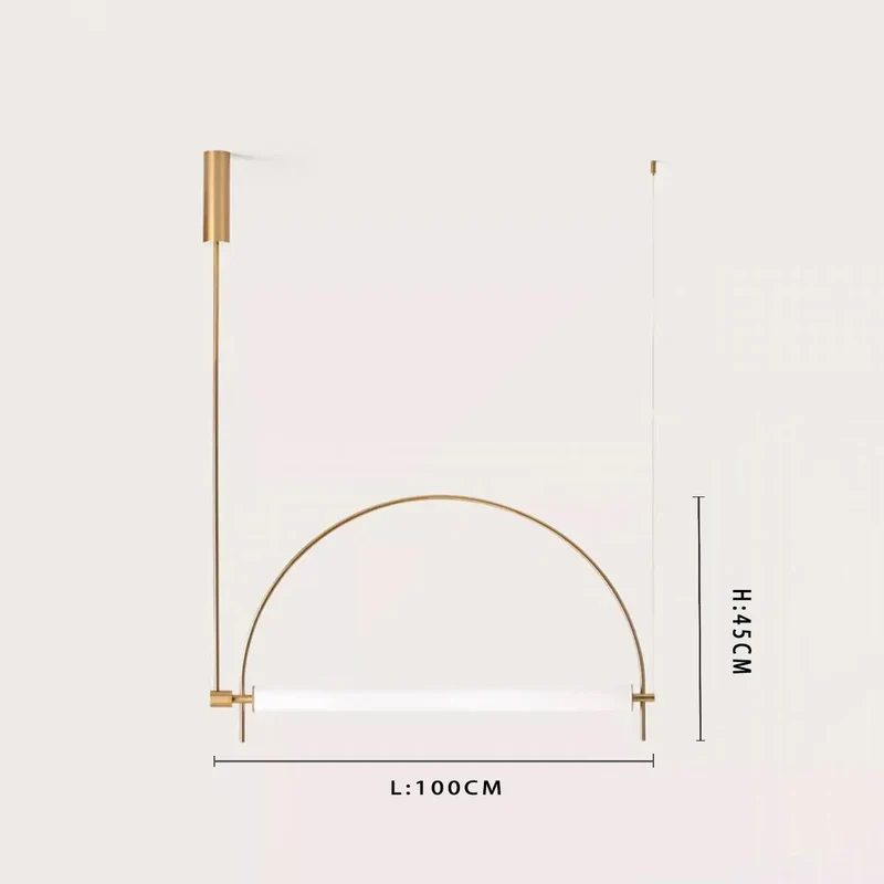 Minimalistisches LED Pendelleuchter für Wohnzimmer und Büro Blendfrei