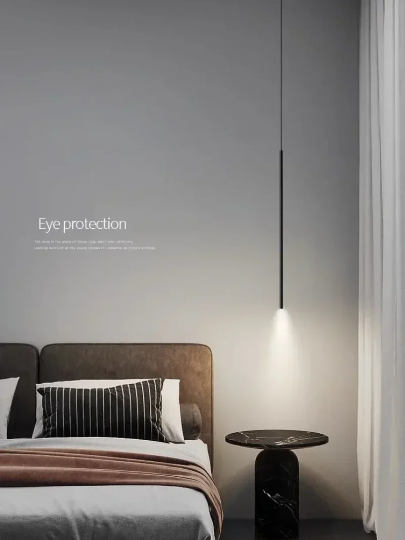 Modernes Minimalistisches LED Pendelleuchte für Schlafzimmer und Coffee Shop