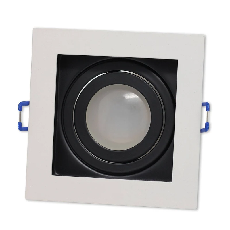 LED Einbaustrahler 1-9W eckig rund 230V GU10 90-95mm Bohrloch schwenkbar