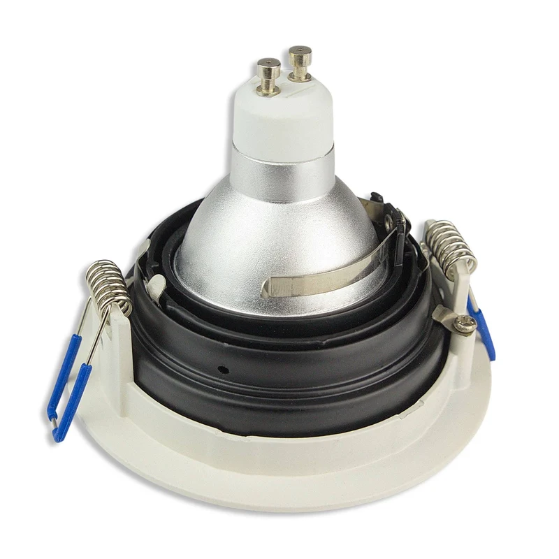 LED Einbaustrahler 1-9W eckig rund 230V GU10 90-95mm Bohrloch schwenkbar