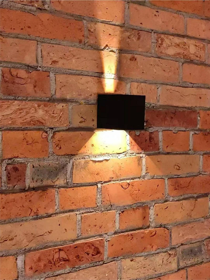 LED Wandleuchte 6W Innen und Außen IP54 Würfel Abstrahlwinkel individuell einstellbar