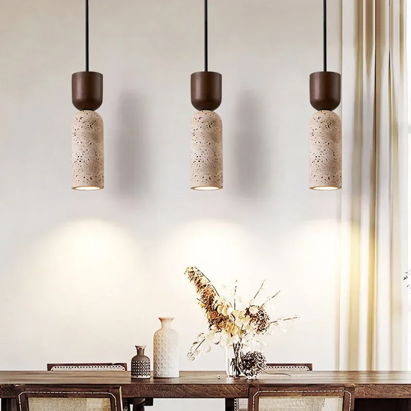 Wabi-Sabi Pendelleuchte für Boutique Hotels und Schlafzimmer Ambiente