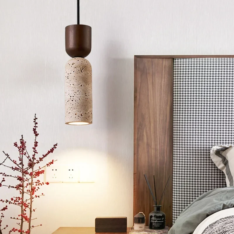Wabi-Sabi Pendelleuchte für Boutique Hotels und Schlafzimmer Ambiente