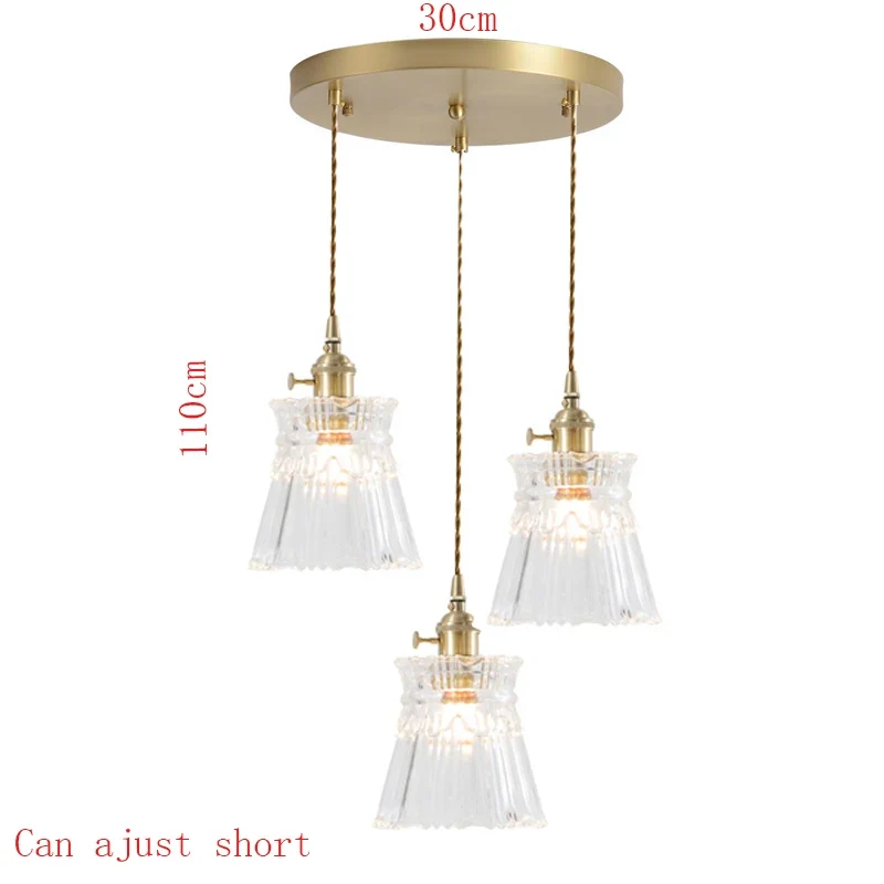 Florales Glas Pendelleuchte Romantisch für Modernes Esszimmer und Café