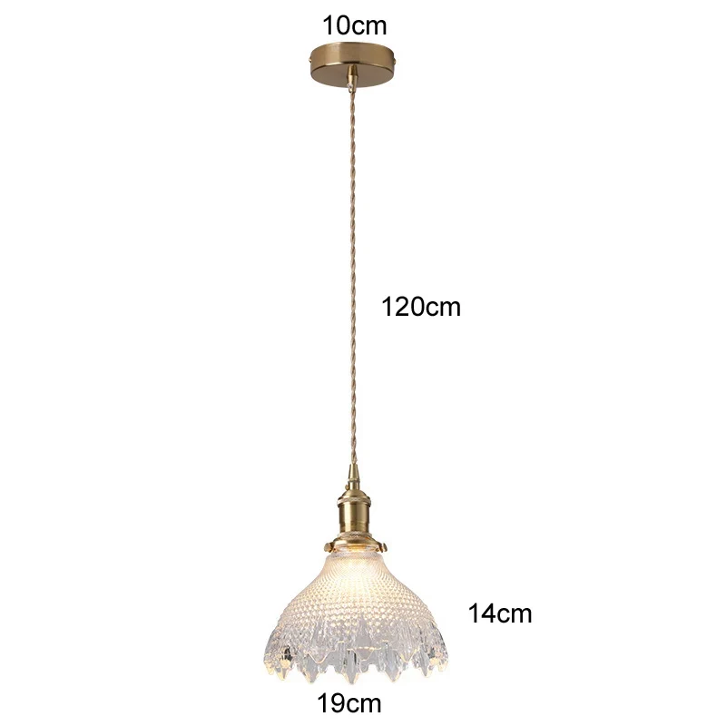 Florales Glas Pendelleuchte Romantisch für Modernes Esszimmer und Café
