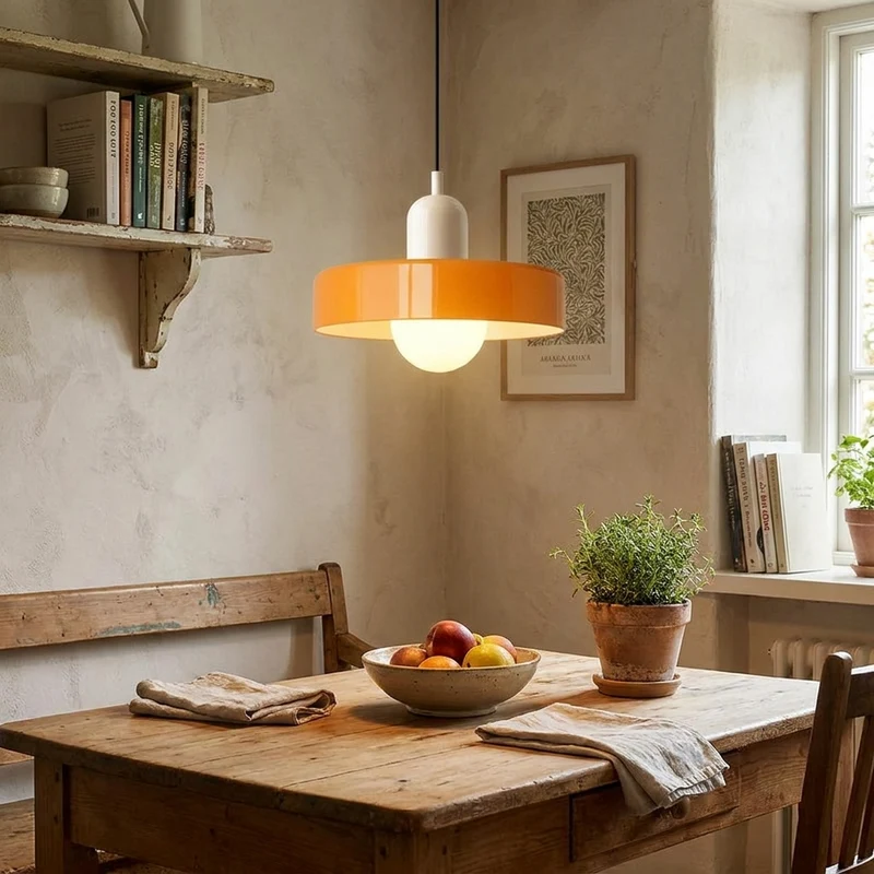 Bauhaus Glas Pendelleuchte Kronleuchter Zeitlos für Stilvolles Esszimmer und Café