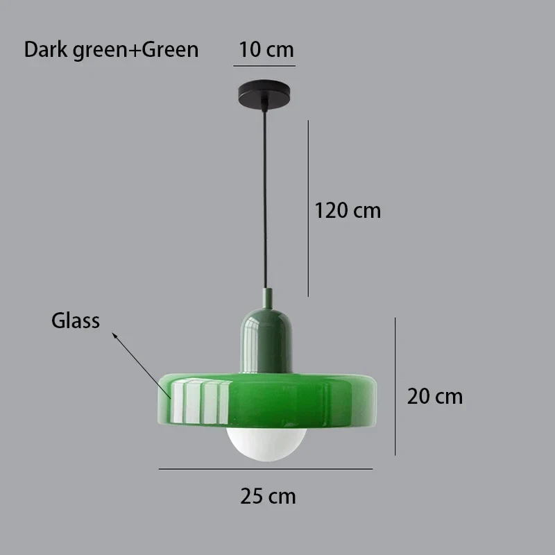 Bauhaus Glas Pendelleuchte Kronleuchter Zeitlos für Stilvolles Esszimmer und Café