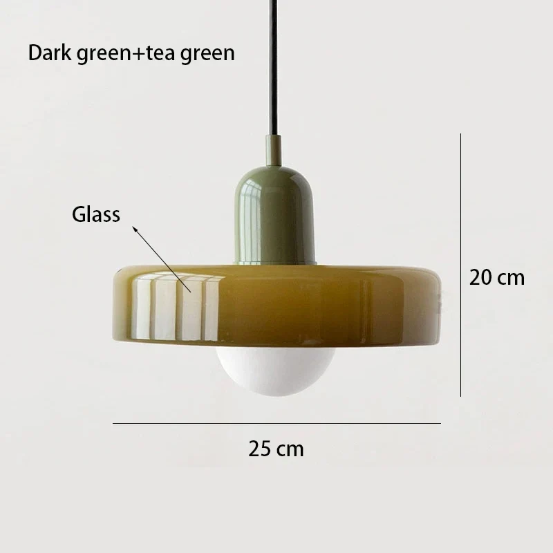 Bauhaus Glas Pendelleuchte Kronleuchter Zeitlos für Stilvolles Esszimmer und Café