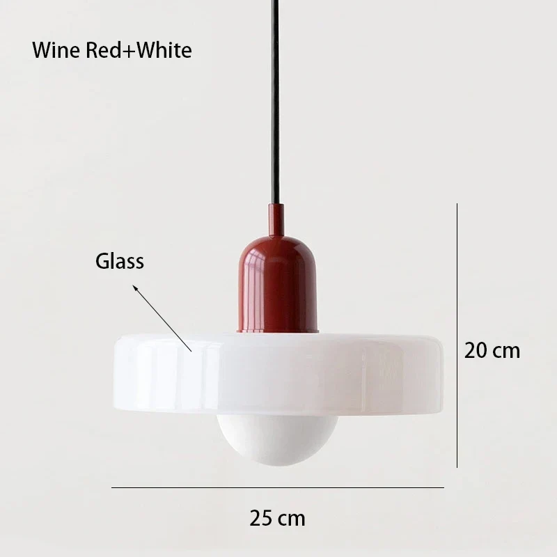 Bauhaus Glas Pendelleuchte Kronleuchter Zeitlos für Stilvolles Esszimmer und Café