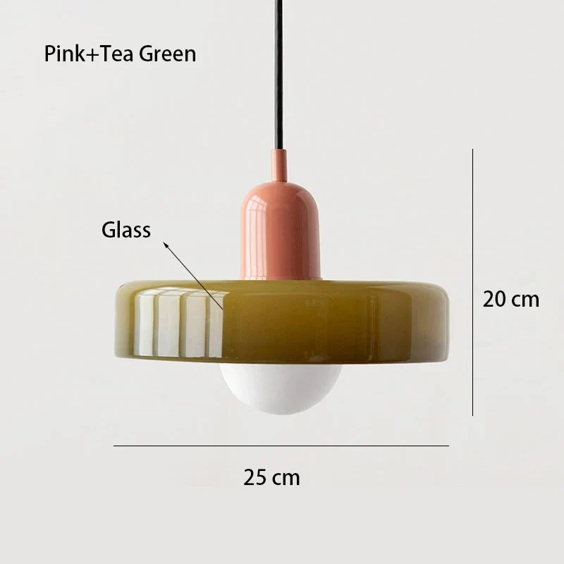 Bauhaus Glas Pendelleuchte Kronleuchter Zeitlos für Stilvolles Esszimmer und Café
