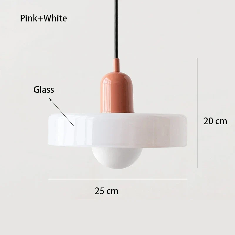 Bauhaus Glas Pendelleuchte Kronleuchter Zeitlos für Stilvolles Esszimmer und Café