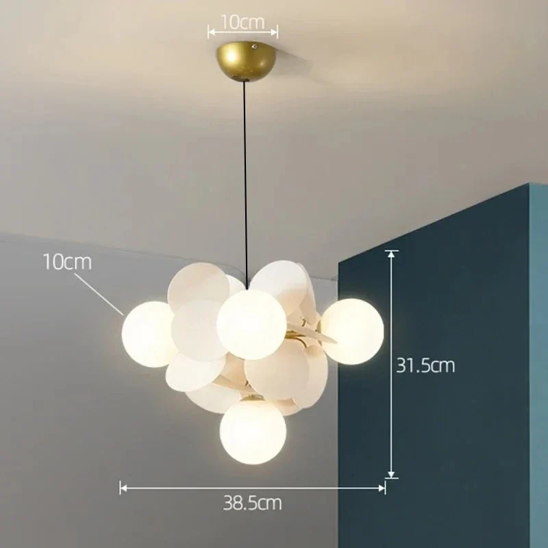 Moderner LED Ast Kronleuchter Organisch für Luxuriöses Wohnzimmer und Schlafzimmer