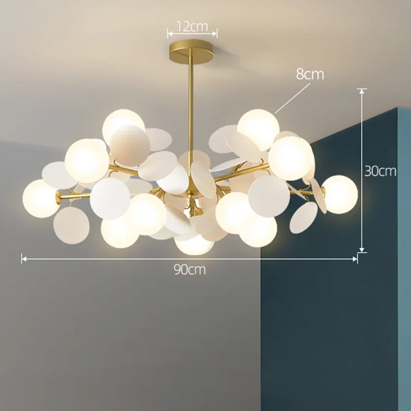 Moderner LED Ast Kronleuchter Organisch für Luxuriöses Wohnzimmer und Schlafzimmer