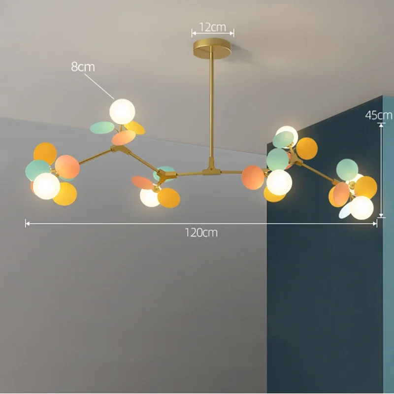 Moderner LED Ast Kronleuchter Organisch für Luxuriöses Wohnzimmer und Schlafzimmer