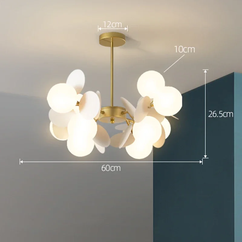 Moderner LED Ast Kronleuchter Organisch für Luxuriöses Wohnzimmer und Schlafzimmer