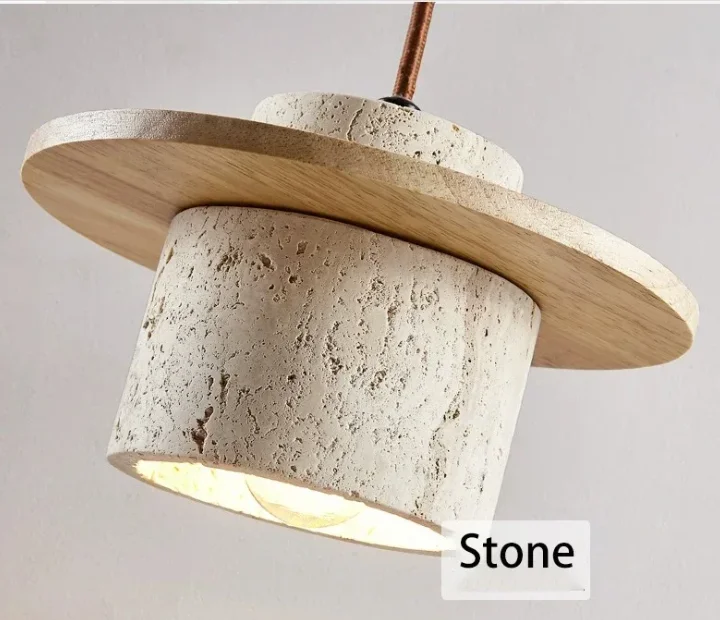 Japanische Minimalistische Holz Pendelleuchte für Schlafzimmer und Esszimmer