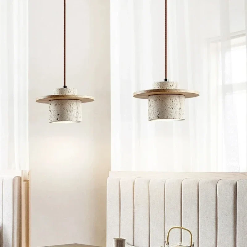 Japanische Minimalistische Holz Pendelleuchte für Schlafzimmer und Esszimmer