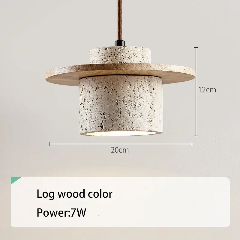 Japanische Minimalistische Holz Pendelleuchte für Schlafzimmer und Esszimmer