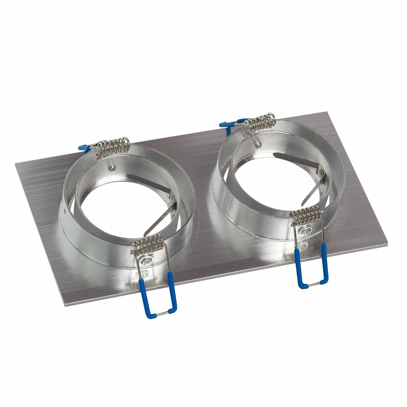 LED Einbaustrahler 1-9W 1 2 3 flammig schwenkbar eckig flach GU10 230V