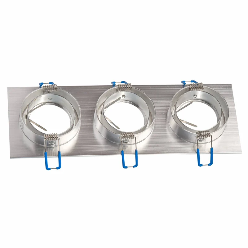 LED Einbaustrahler 1-9W 1 2 3 flammig schwenkbar eckig flach GU10 230V