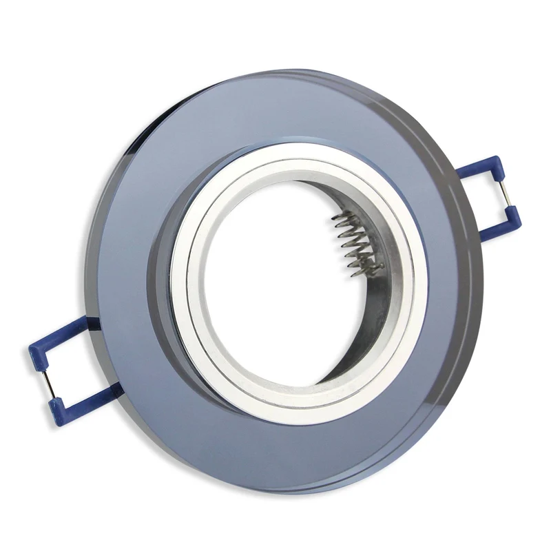 LED Einbaustrahler 230V 5-7W rund eckig Spot Glas 75mm Bohrloch Einbauleuchte