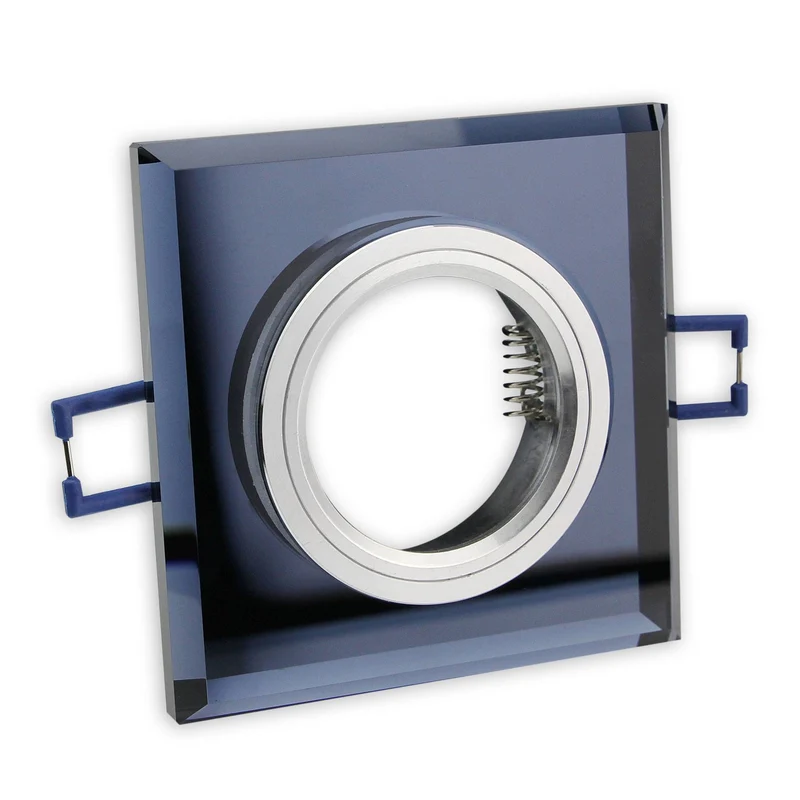LED Einbaustrahler 230V 5-7W rund eckig Spot Glas 75mm Bohrloch Einbauleuchte