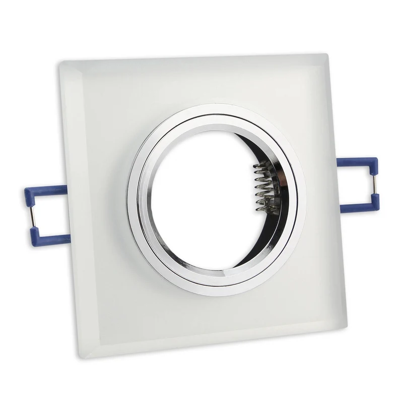 LED Einbaustrahler 230V 5-7W rund eckig Spot Glas 75mm Bohrloch Einbauleuchte