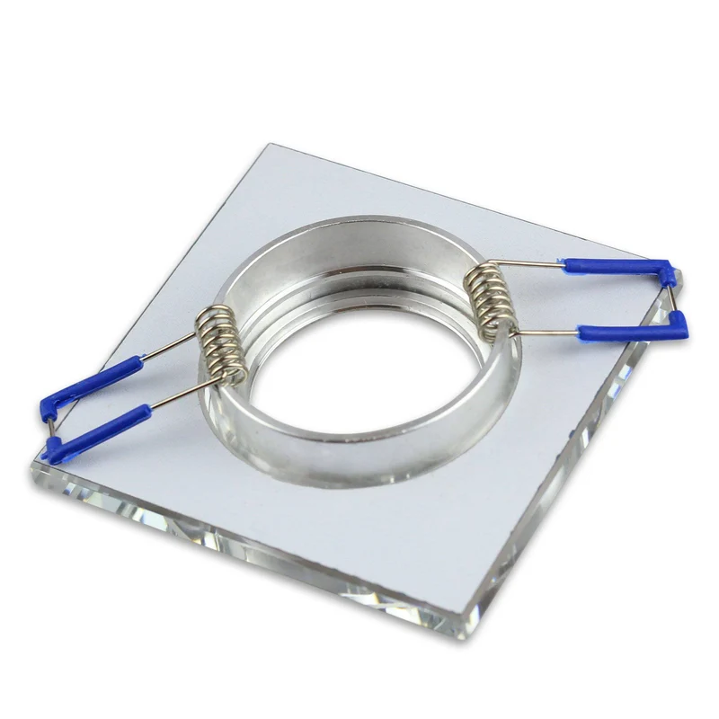 LED Einbaustrahler 230V 5-7W rund eckig Spot Glas 75mm Bohrloch Einbauleuchte