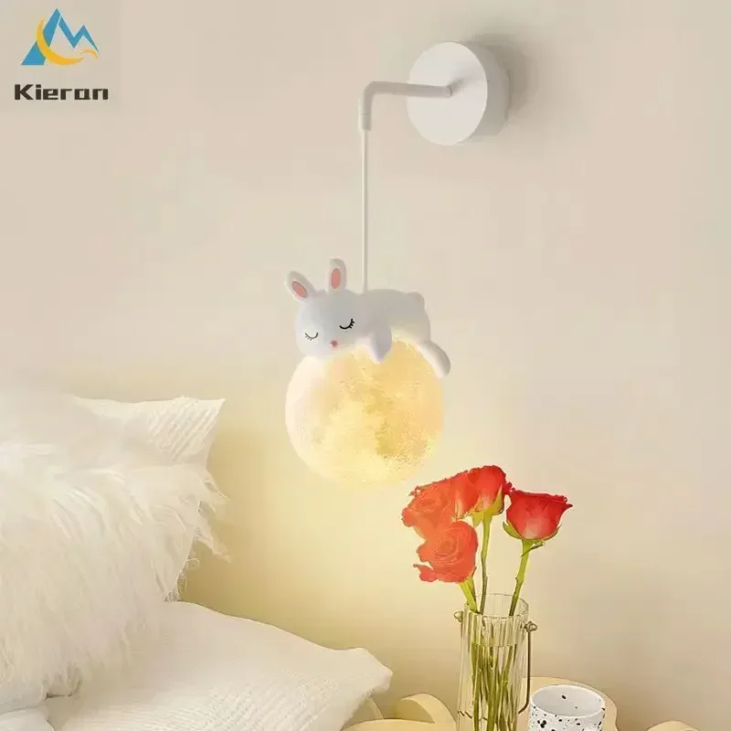 Nordischer Mond LED Kronleuchter Mondförmig für Wohnzimmer und Modernes Schlafzimmer