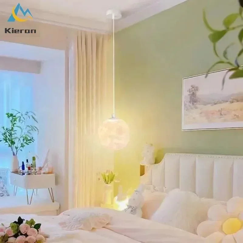Nordischer Mond LED Kronleuchter Mondförmig für Wohnzimmer und Modernes Schlafzimmer