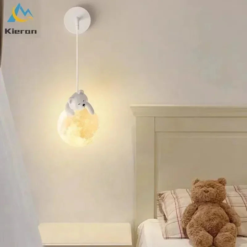 Nordischer Mond LED Kronleuchter Mondförmig für Wohnzimmer und Modernes Schlafzimmer