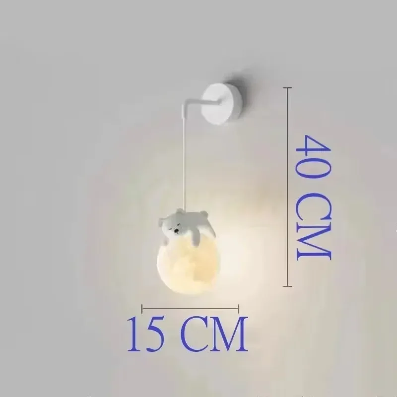 Nordischer Mond LED Kronleuchter Mondförmig für Wohnzimmer und Modernes Schlafzimmer