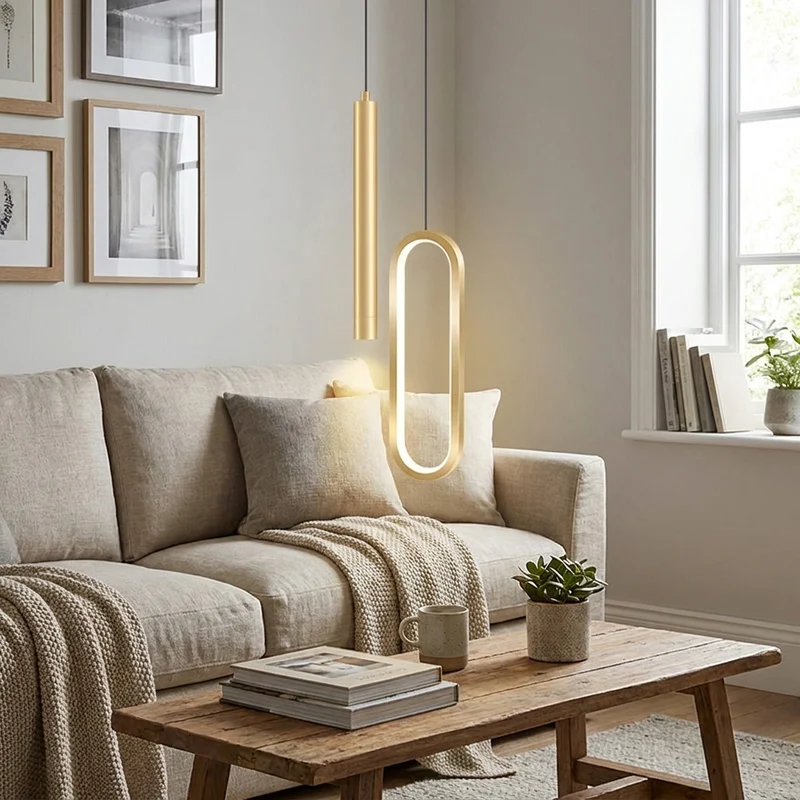 Nordische LED Pendelleuchte Schlicht für Esszimmer und Küche