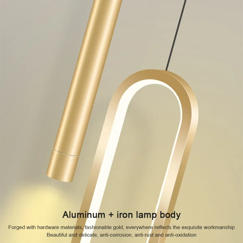 Nordische LED Pendelleuchte Schlicht für Esszimmer und Küche