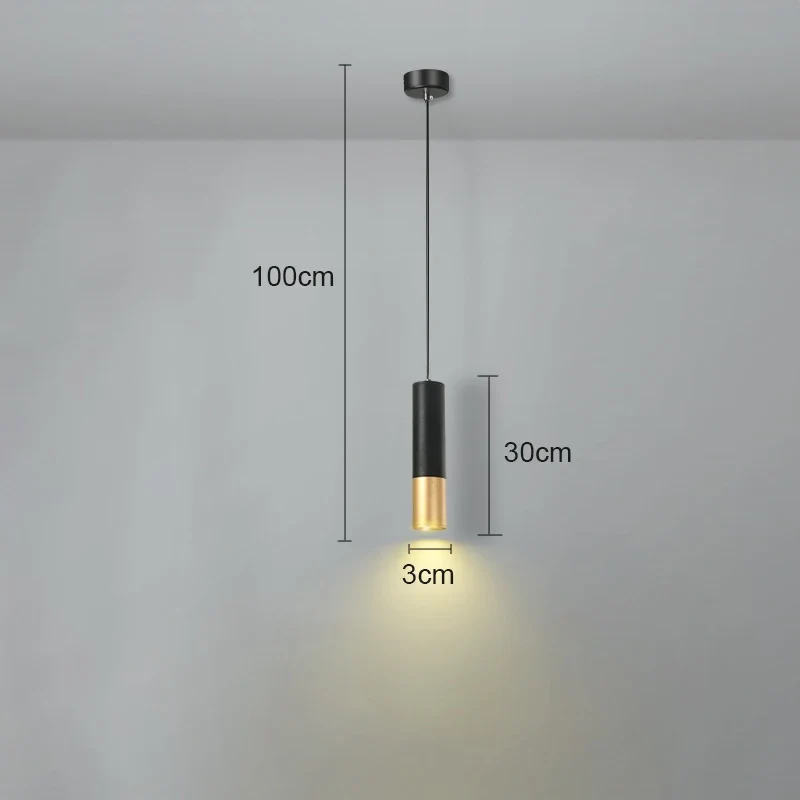 Nordische LED Pendelleuchte Schlicht für Esszimmer und Küche