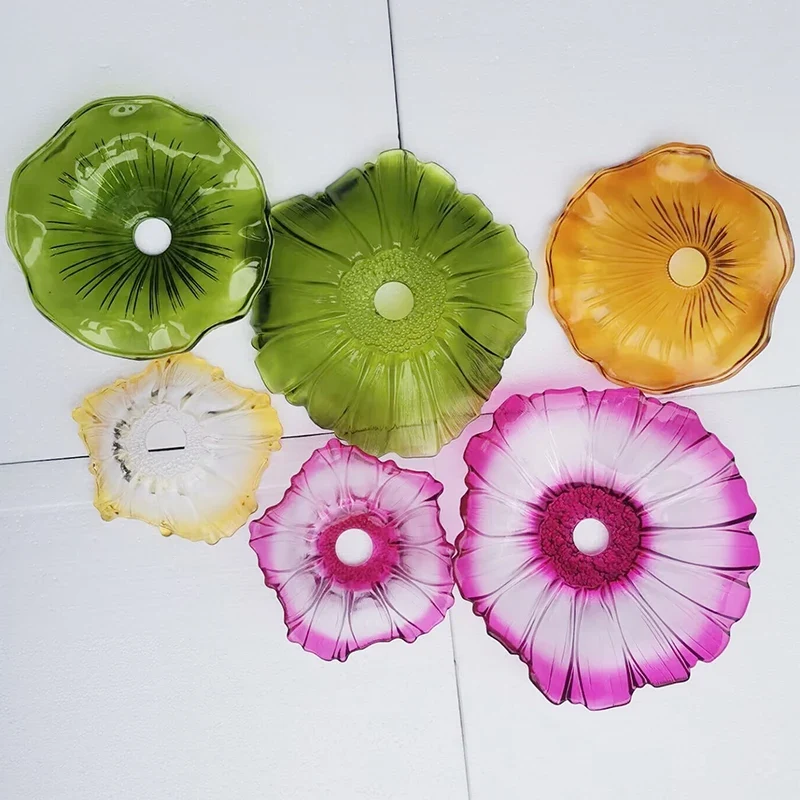 Florales Glas Pendelleuchte Vintage für Elegant Eingerichtete Wohnräume