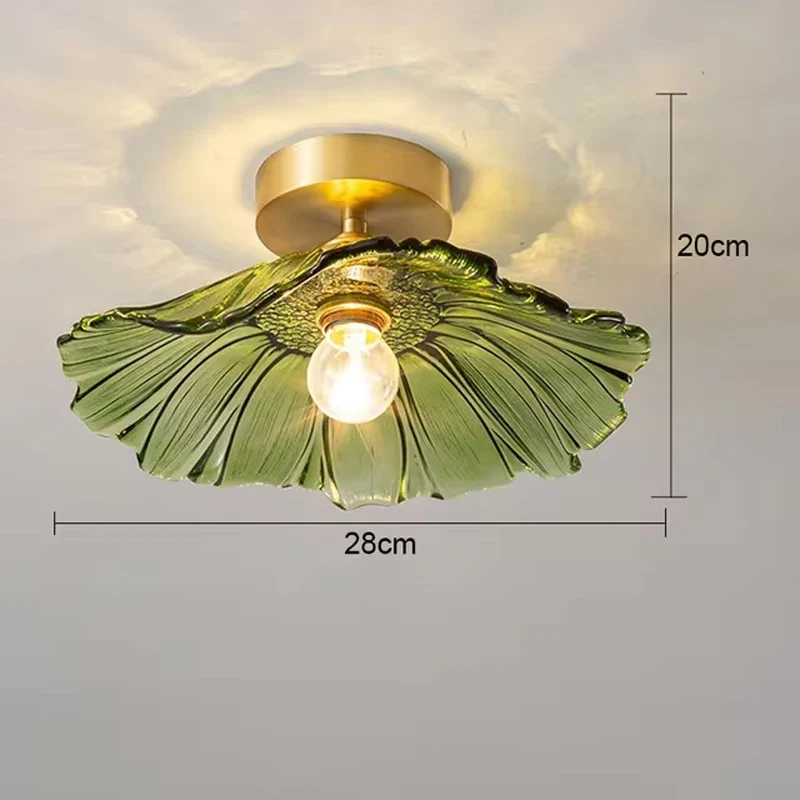 Florales Glas Pendelleuchte Vintage für Elegant Eingerichtete Wohnräume