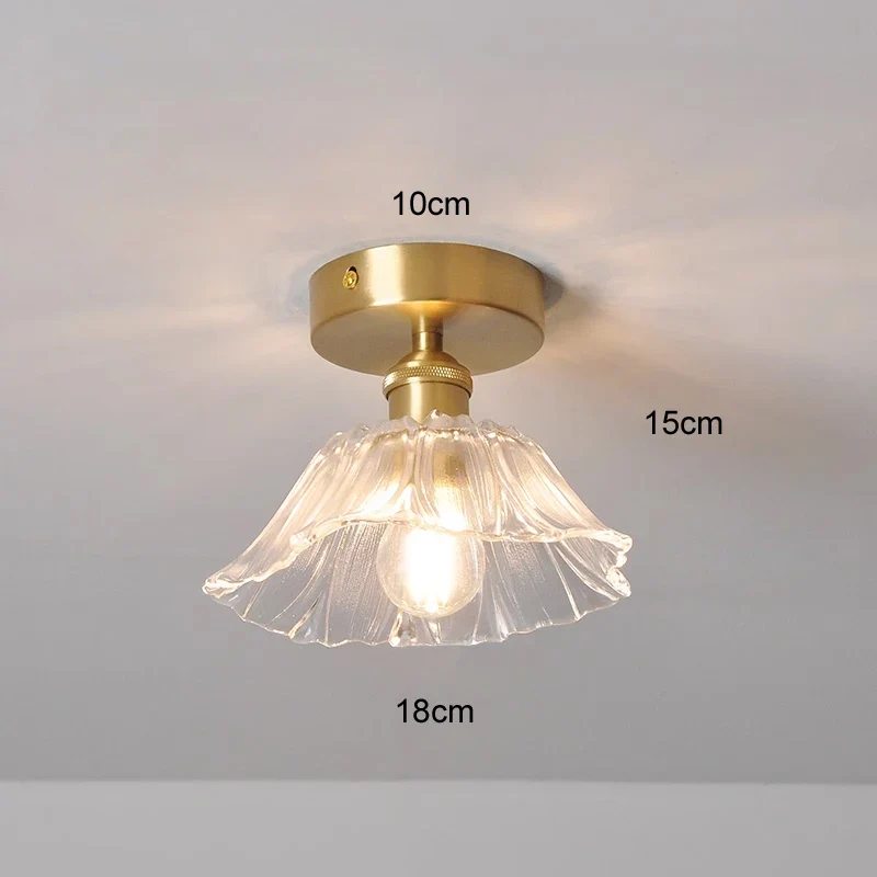 Florales Glas Pendelleuchte Vintage für Elegant Eingerichtete Wohnräume