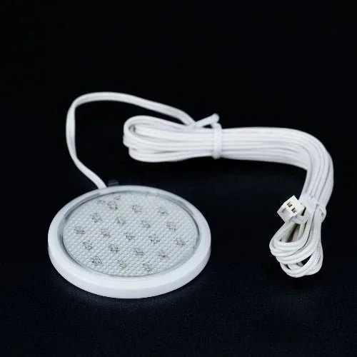5× LED Unterbauleuchten – extra flach – Blau – 1W – inkl. LED Trafo – StarLED Round