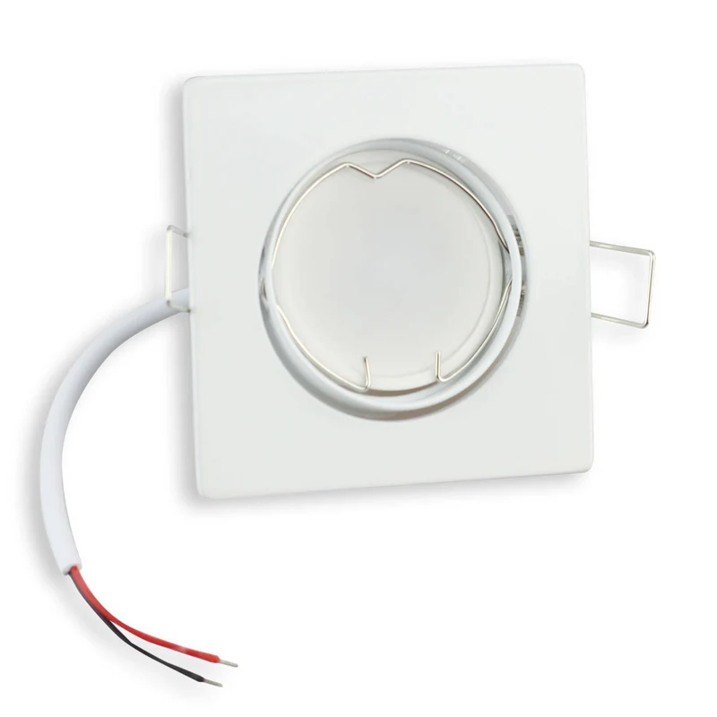 LED Einbaustrahler 3-6,5W 230 Volt rund eckig schwenkbar Einbauspot 75mm