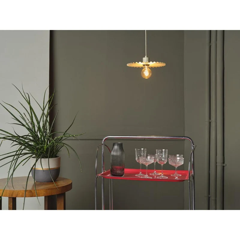 OSRAM DECOR Plisse Pendant Pendelleuchte E27 Beige